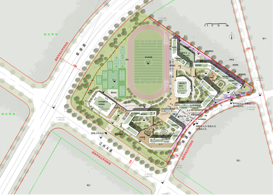 汝城一中新校区规划图图片