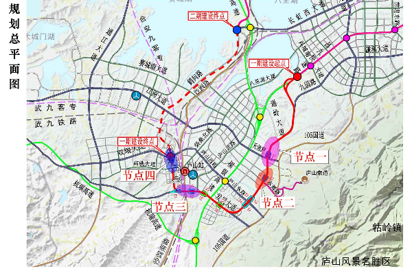 九江市轻轨规划图图片